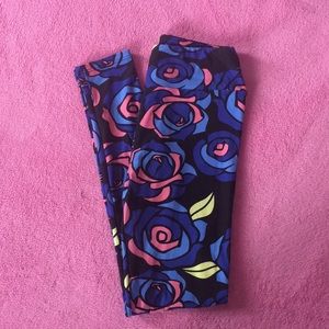 Rose LuLaRoe OS Leggings